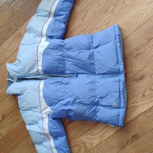 Puffer Coat Two-Toned Blues PUFFER 1 Madison SZ 12/14 Distressed